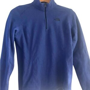 The North Face Blue Fleece 1/4 Zip Fleece